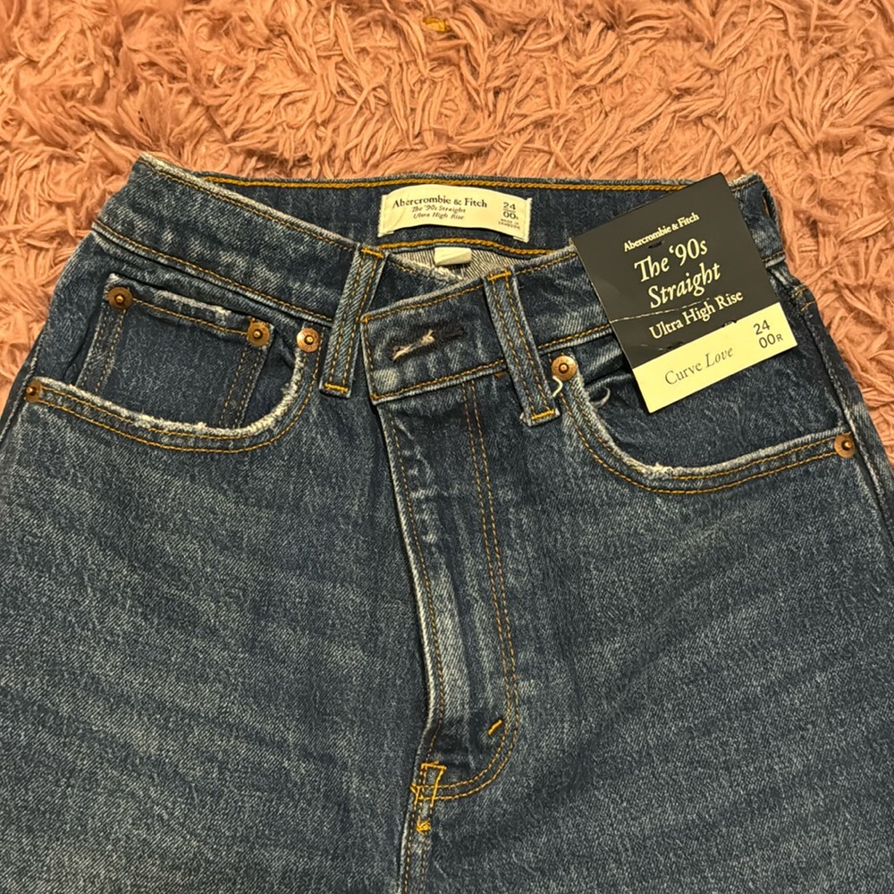 ABERCROMBIE & FITCH 90s straight CURVE LOVE